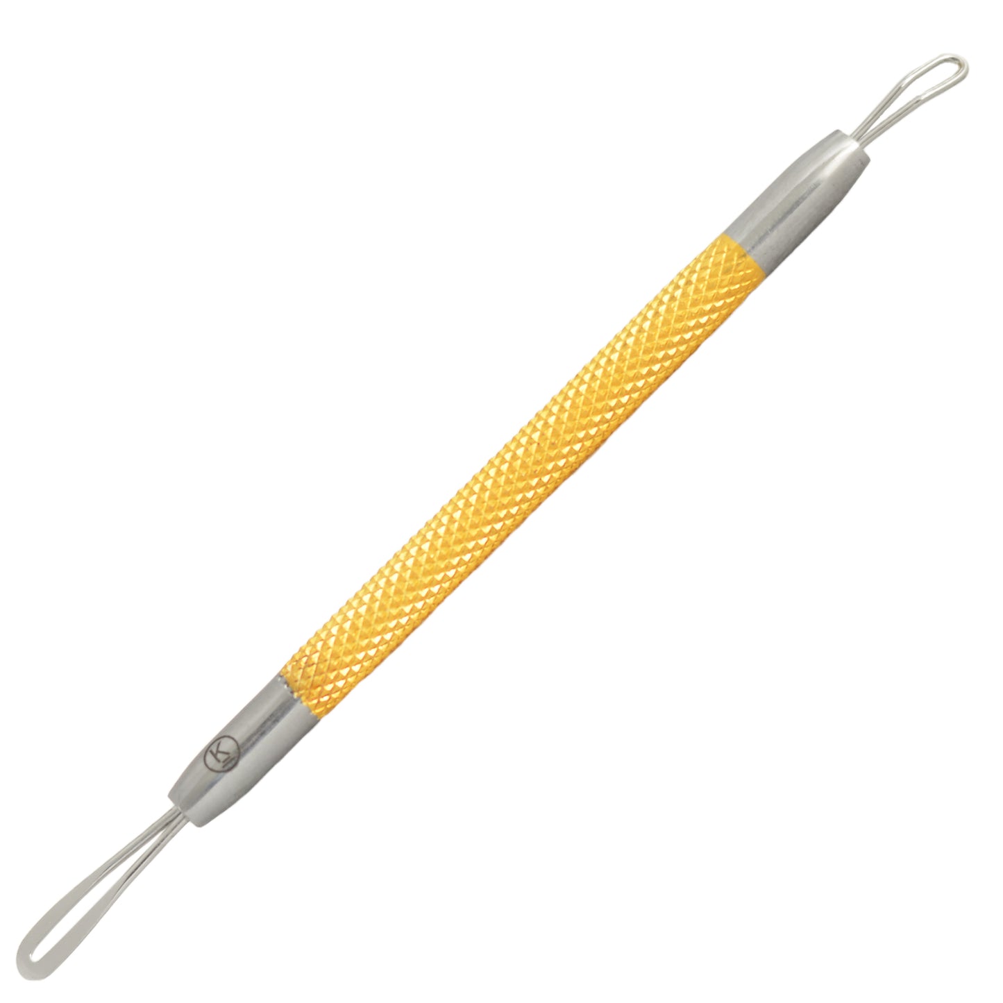 K-Pro Komedonenquetscher - Mitesserentferner - Edelstahl Komedonenheber Schlaufe