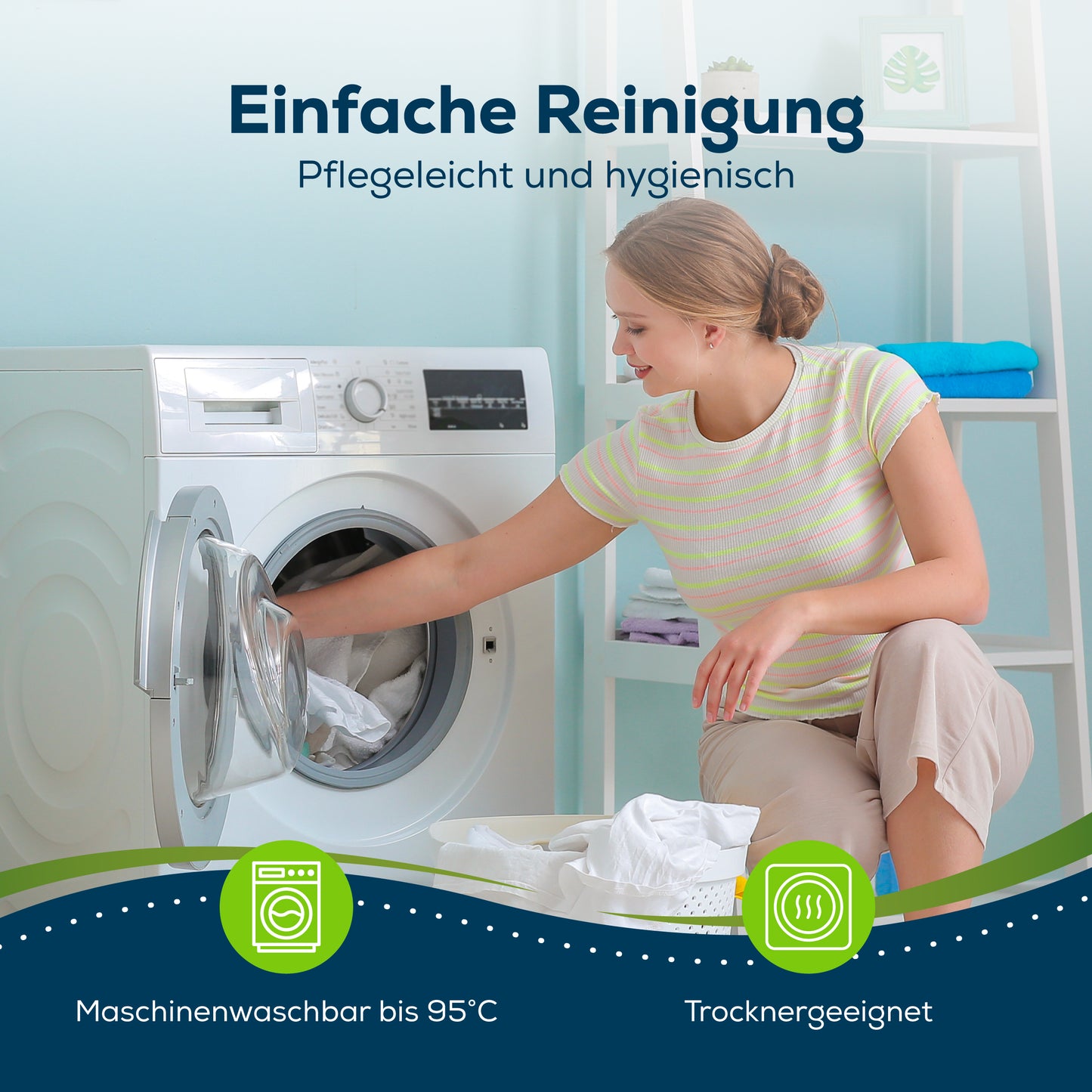 Sensalou Spannbettlaken wasserdicht - weiß