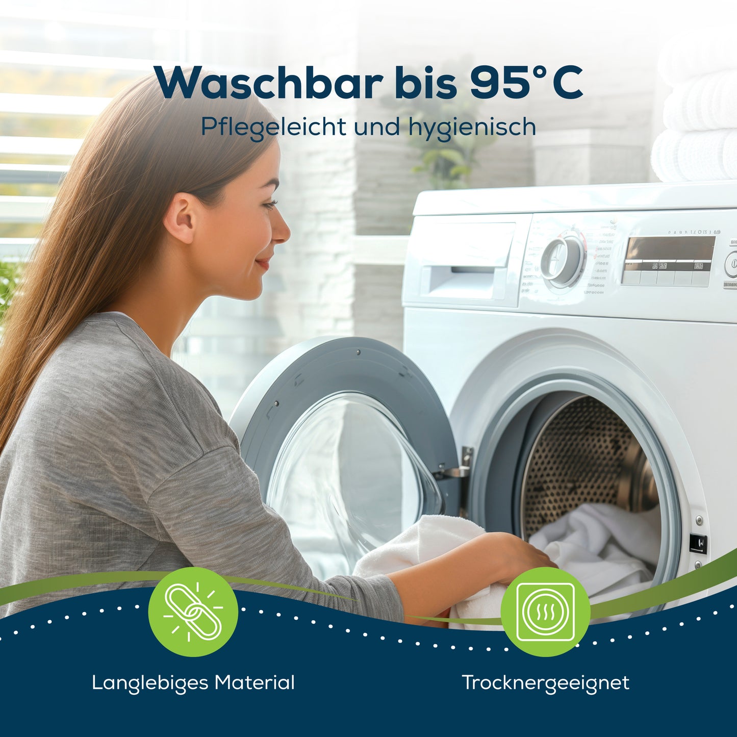 Housse de coussin Sensalou lot de 2 imperméable