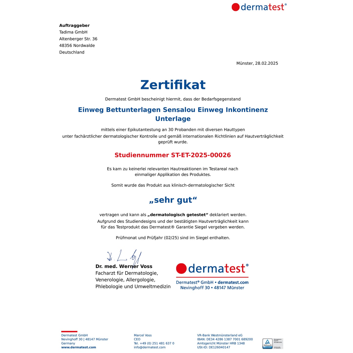 Protection jetable pour incontinence Sensalou