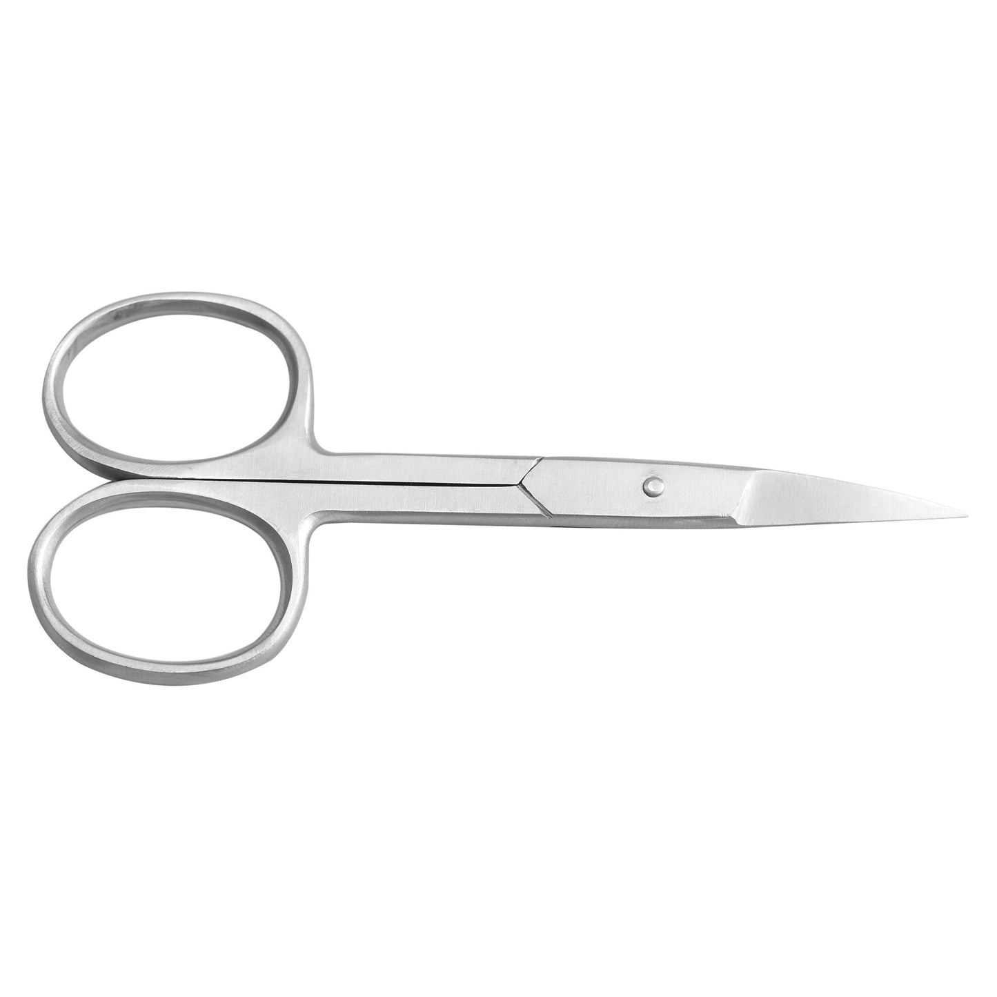 Nail scissors, curved, pointed - satin