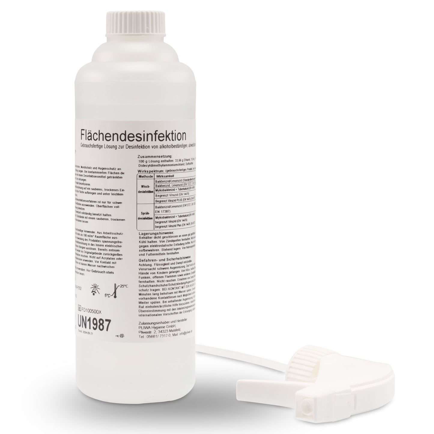 Sensalou surface disinfectant with spray head - 500ml