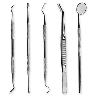 Ensemble d'instruments de soins dentaires K-Pro - 5 pièces